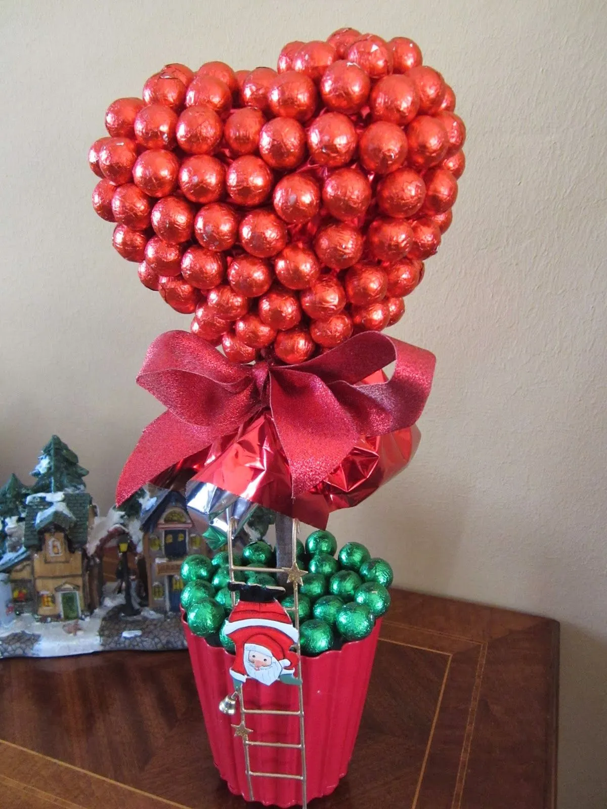 La cocina de Cris y Laura: ÁRBOLES DE BOMBONES PARA NAVIDAD.