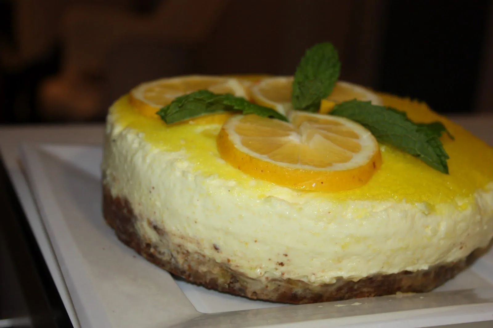 Cocinateca: Tarta de queso con gelatina de limón