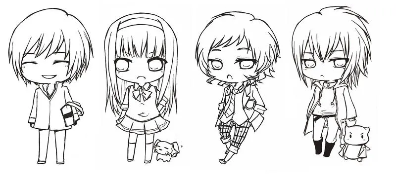 CodeBreaker Chibis:: by ChiakiAutumn on deviantART