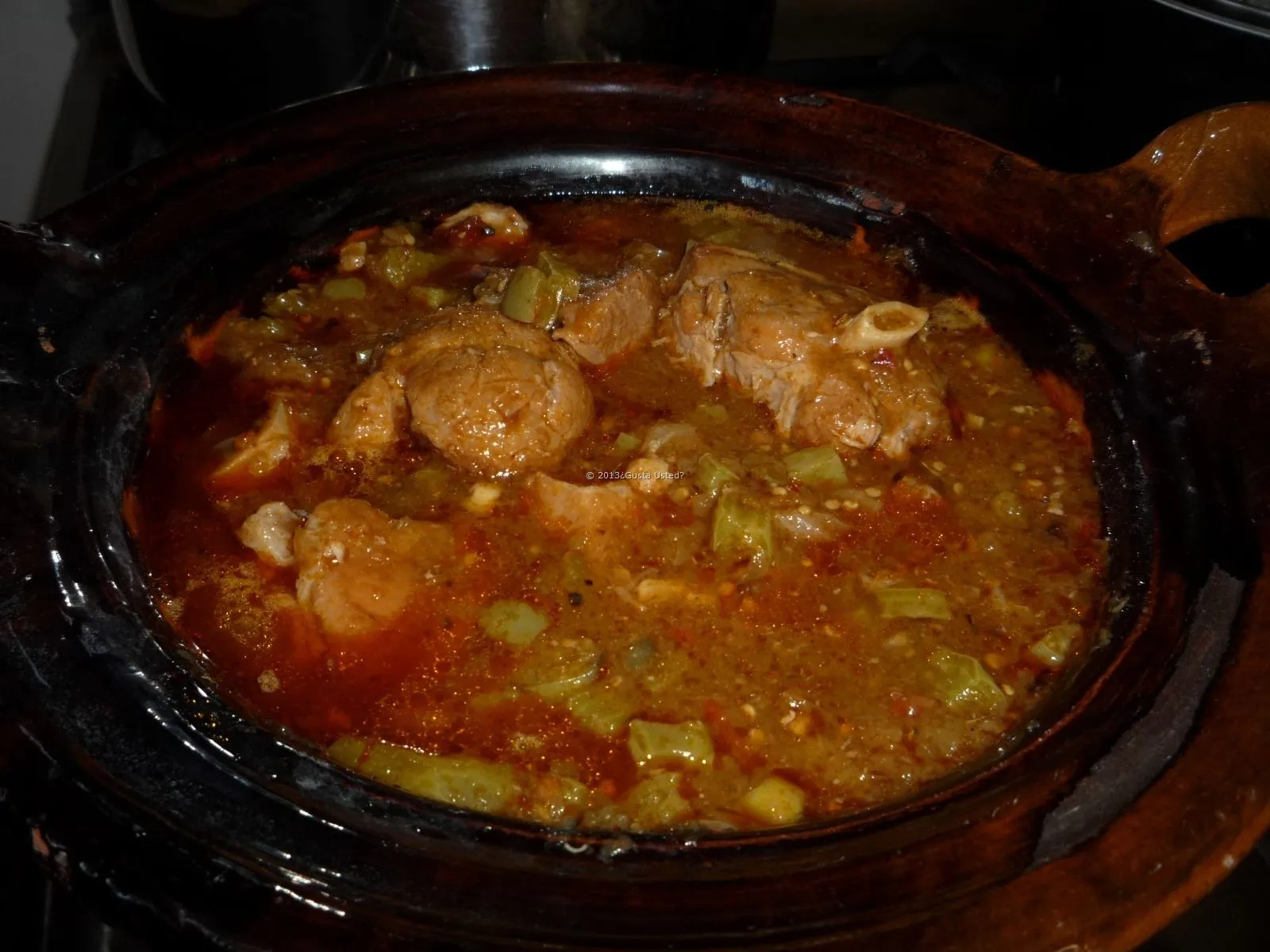 Codillo de puerco en Salsa de Chile Morita. Receta | LA COCINA DE ...