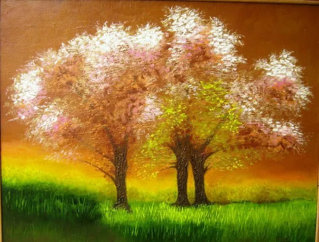 EL COFRE - Pintura artística: PINTAR ARBOLES AL ÓLEO