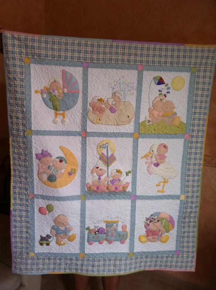 Colcha bebe | Cosas hechas por mi de Patchwork | Pinterest