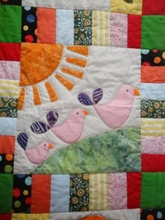 Colcha con buhos para cama de niño | Mis trabajos de patchwork y ...