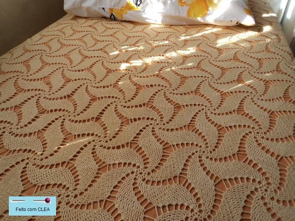 Colcha de Crochê Solteiro | PONTOS & PONTOS | Elo7