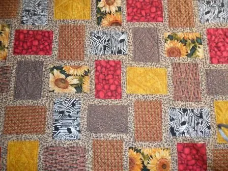 Colcha de patchwork motivos africanos | Mis trabajos de patchwork ...