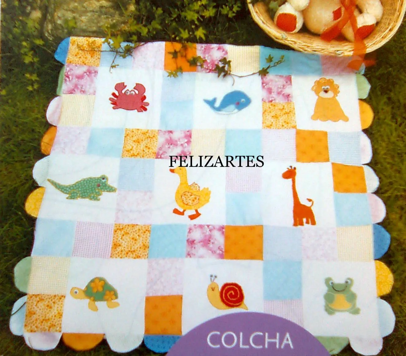 Colchas de patchwork para bebés - Imagui