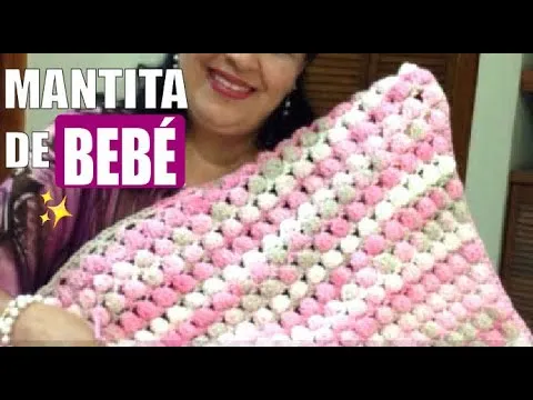 COLCHITA LILI para bebé en crochet (fácil y rápido)- Tejiendo con ...