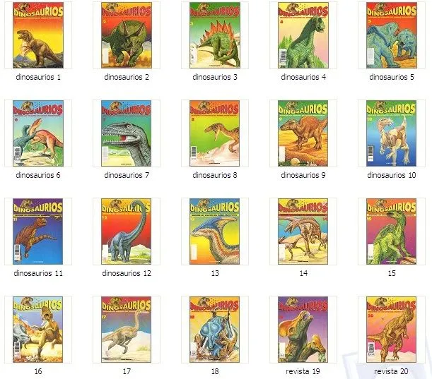 Colección de 40 revista de Dinosaurios | FreeLibros