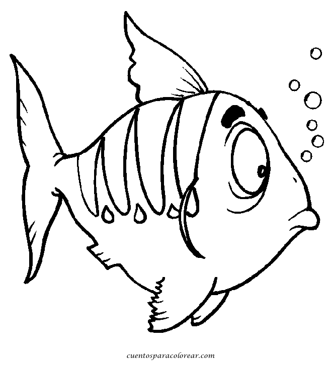 Dibujos de peces infantiles - Imagui