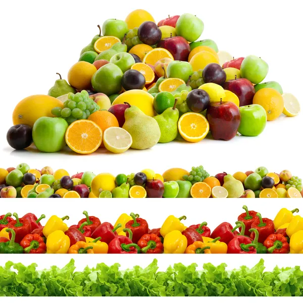 colección de frutas y verduras — Foto stock © Iakov #4608621