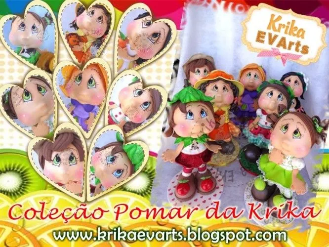 Nueva Coleccion Pomar da Krika - Todo en Goma Eva