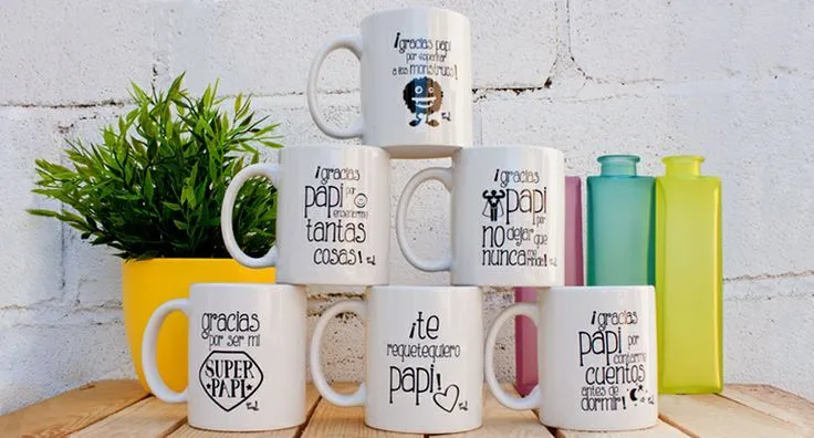 Colección de tazas para el #diadelpadre | DIY Dia del Padre ...