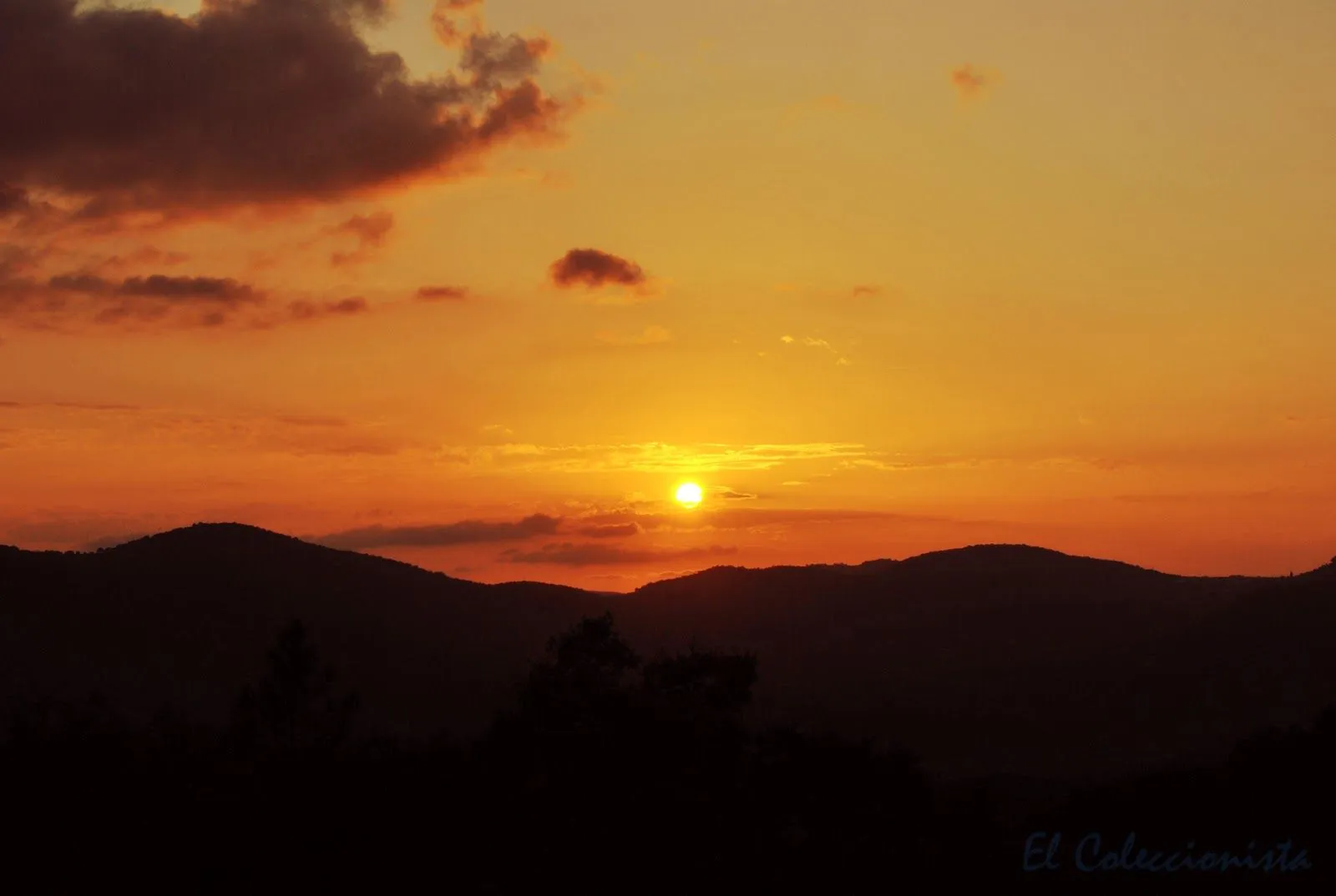 El coleccionista de luz: Atardeceres rojos