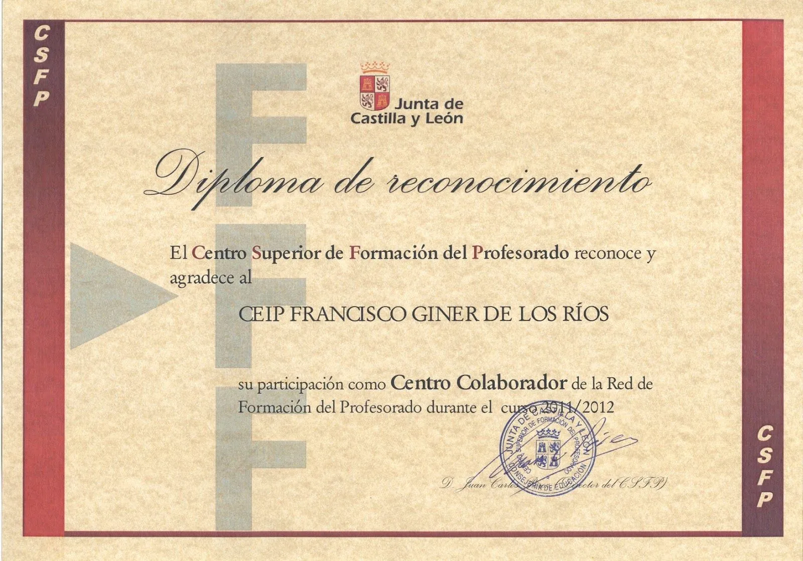 Mi colegio Fco. Giner de los Ríos-Valladolid: DIPLOMA DE ...