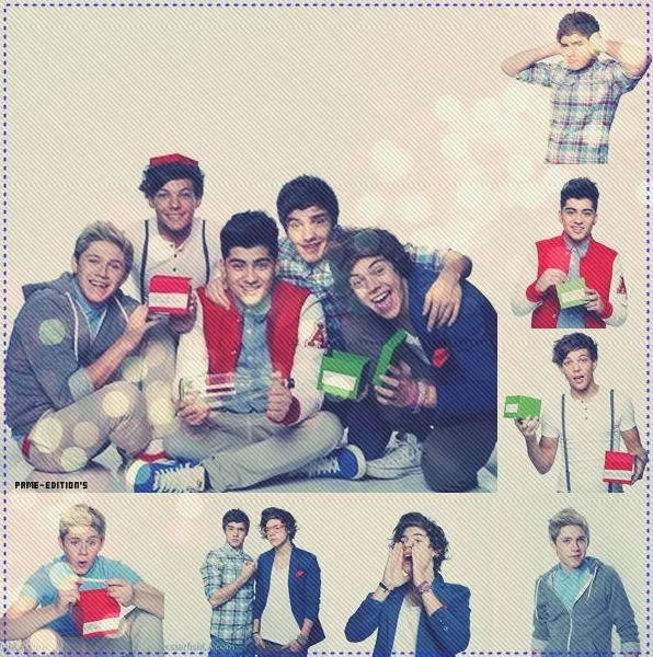 Collage de One Direction by PameOsses on DeviantArt