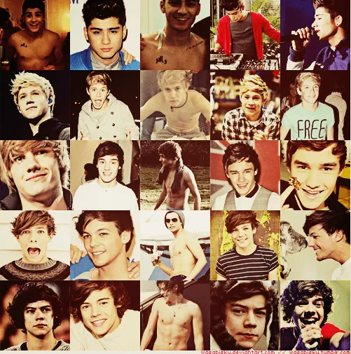 One Direction Collage. by WasabiSky on DeviantArt