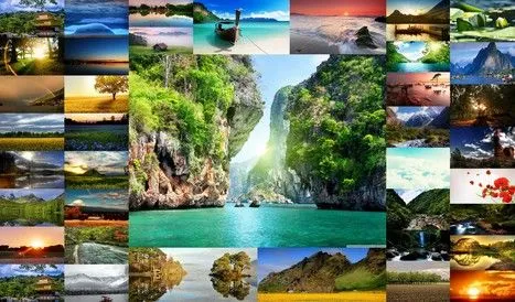 Collage de Paisajes Naturales | WEB.02 BETY FAB...