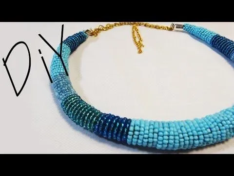 COLLAR DE CHAQUIRAS FACIL! DIY MANUALIDADES - YouTube