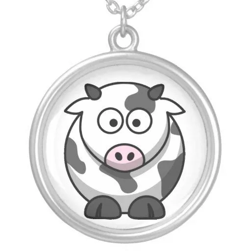 Collar del dibujo animado de la vaca del bebé | Zazzle