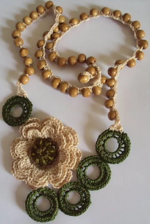 Collares tejidos a crochet - Imagui