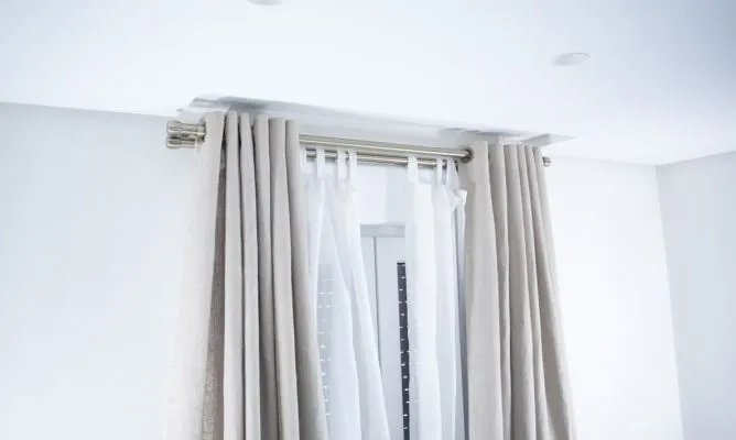 Colocar barra de cortina doble | Bricolaje | Pinterest