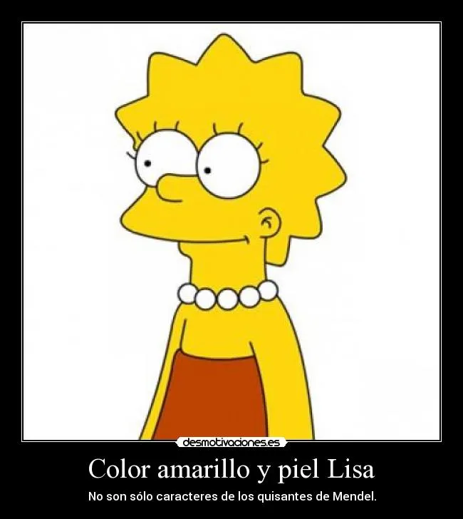 Color amarillo y piel Lisa - desmotivaciones.