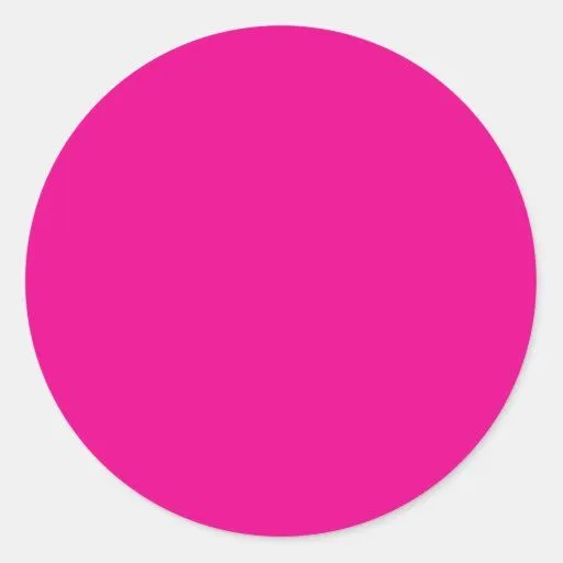 Color de fondo - magenta etiquetas redondas | Zazzle