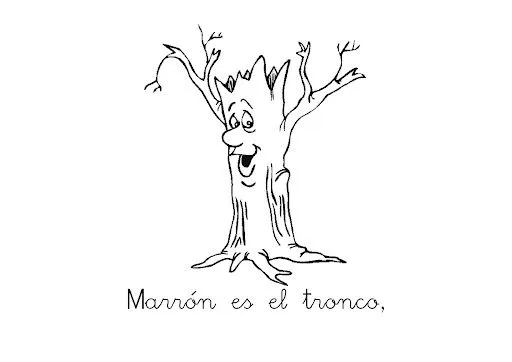 COLOR MARRON – DIBUJOS PARA COLOREAR EN MARRON