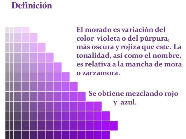 Color morado