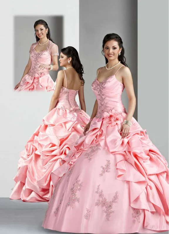 Coral pink prom vestidos vestido formal-Tallas grandes de Vestidos ...