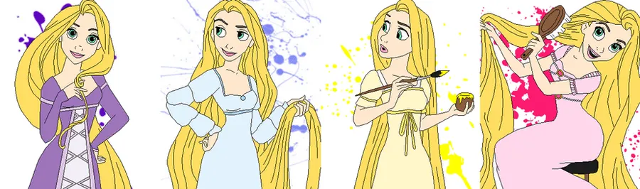 Color Spectrum Rapunzel by SelenaEde on DeviantArt