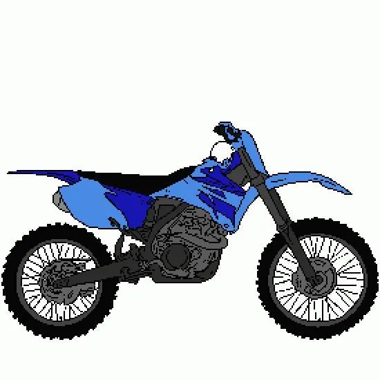 Motocross dibujo, colorear gratis - Dibujos de vehículos para ...