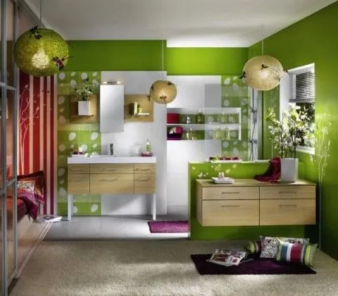 El color verde: 10 razones para usarlo en casa - Decoracion