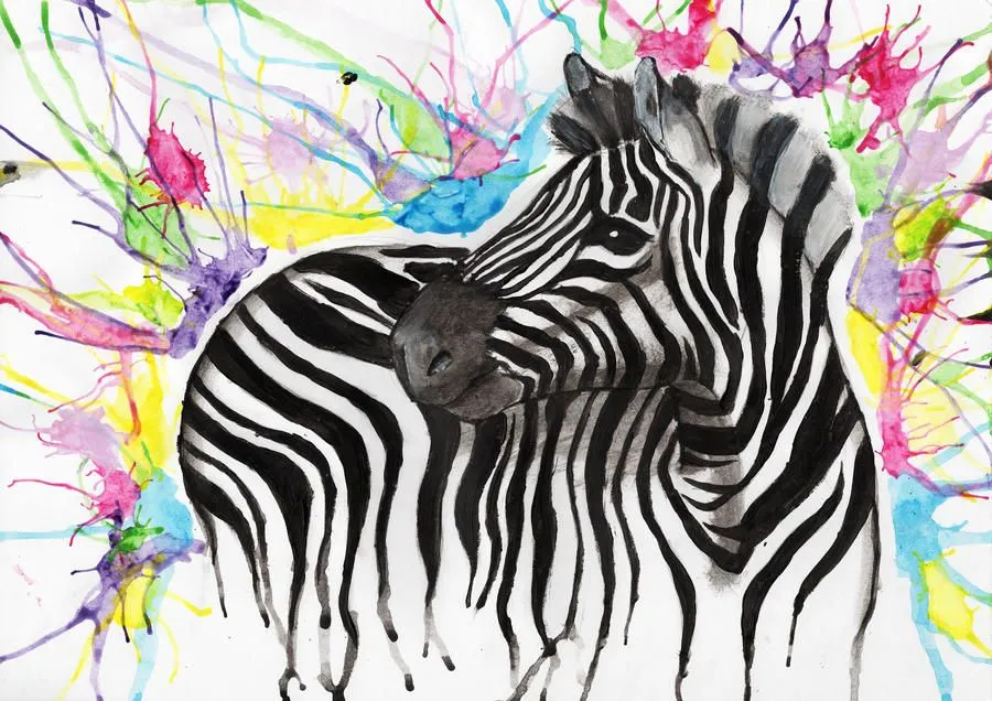 Color Zebra by Nephaddicted on DeviantArt