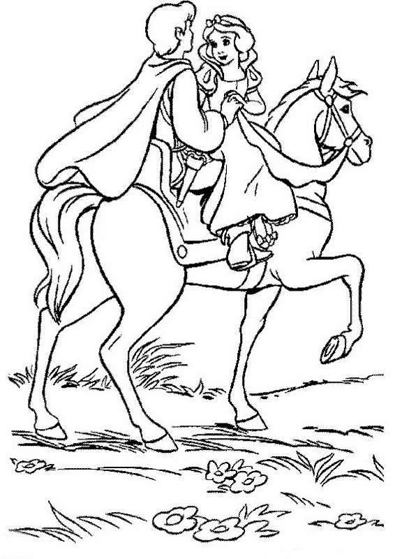 Colorea: Blancanieves / Blancanieves y los Siete Enanitos ...