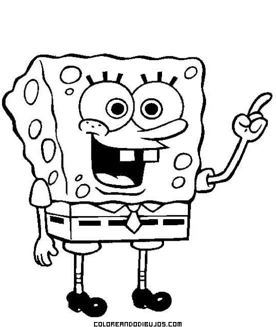 Colorea a Bob Esponja