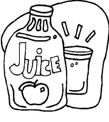 COLOREA TUS DIBUJOS: Jugos de frutas para colorear y pintar