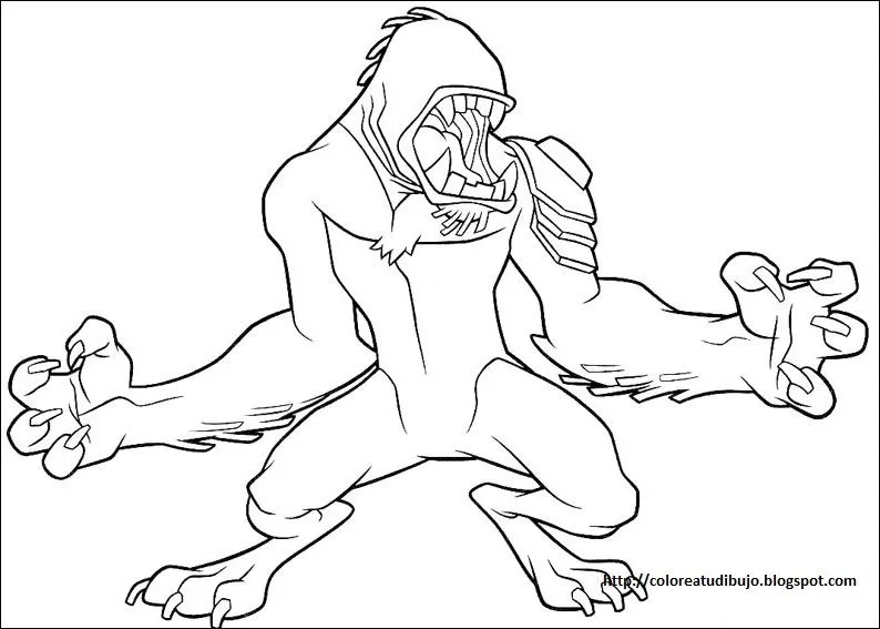 COLOREA TUS DIBUJOS: Ben 10 para colorear