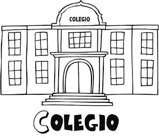 Escuela+para+colorear - Imagui