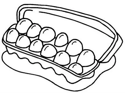 COLOREA TUS DIBUJOS: Cartón de huevos para colorear