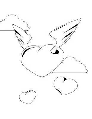 COLOREA TUS DIBUJOS: Corazones