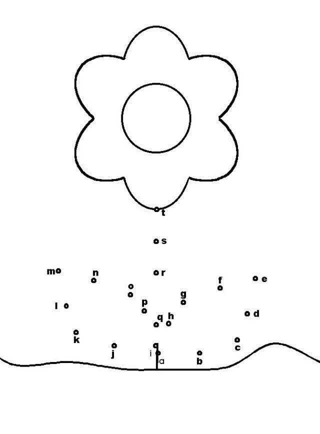 COLOREA TUS DIBUJOS: Dibujar flor uniendo puntos para colorear y ...