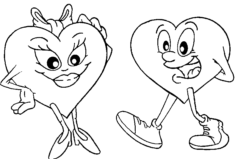 COLOREA TUS DIBUJOS: Dibujos para el Dia de San Valentin