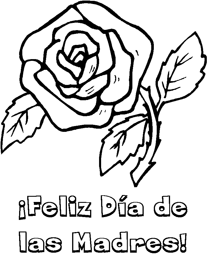 COLOREA TUS DIBUJOS: Dibujo de día de las madres