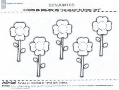 COLOREA TUS DIBUJOS: CONJUNTOS - AGRUPACIÓN DE FORMA LIBRE