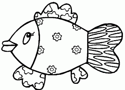 COLOREA TUS DIBUJOS: Dibujos de peces para colorear