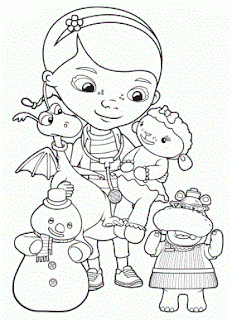 COLOREA TUS DIBUJOS: Doctora Juguetes para Colorear