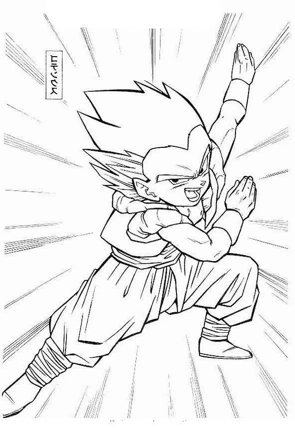 COLOREA TUS DIBUJOS: Dragon Ball Z para colorear