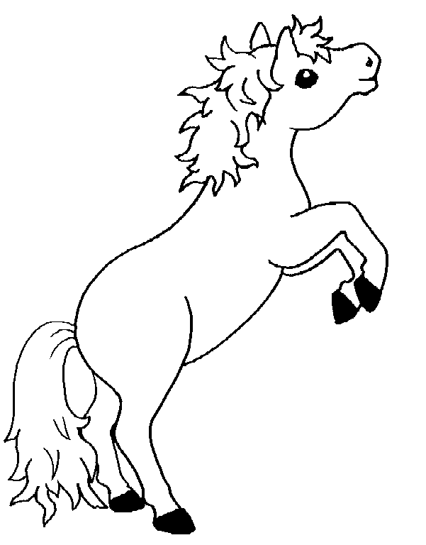 COLOREA TUS DIBUJOS: Caballos para colorear