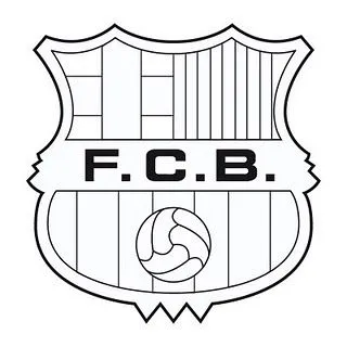 COLOREA TUS DIBUJOS: Escudo de FC Barcelona para colorear